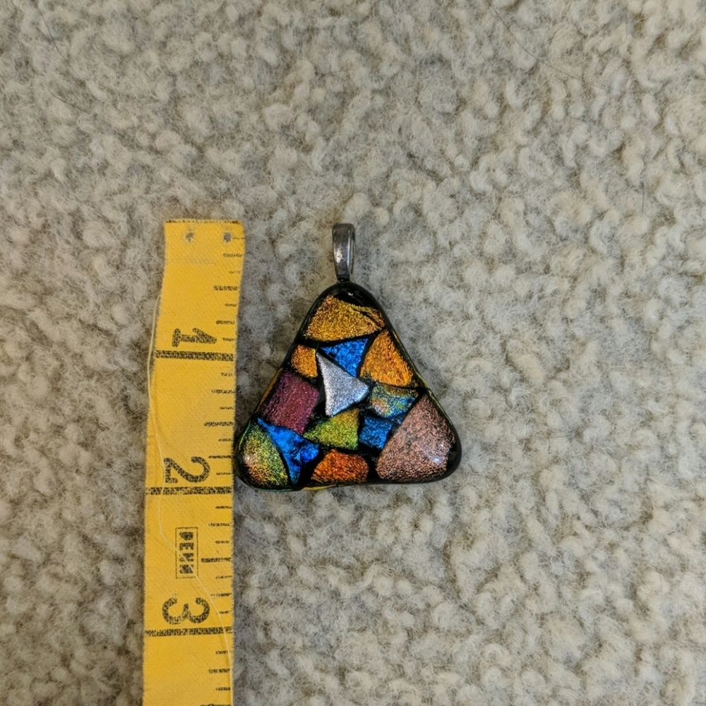 1.5" Triangular Pendant - Picture 3 of 3